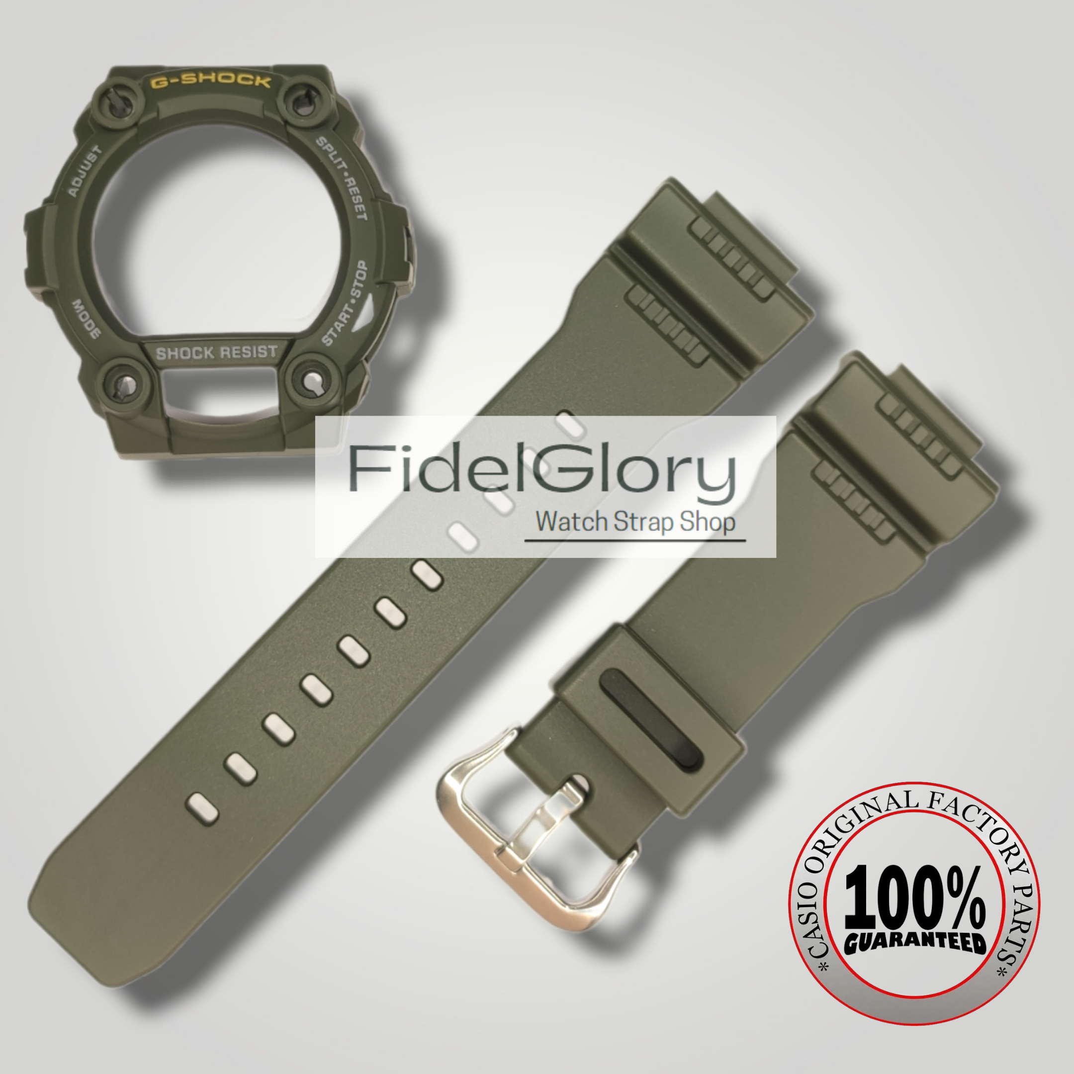 Original G Shock G 7900 GR 7900 GW 7900 Army Green Matte Bezel