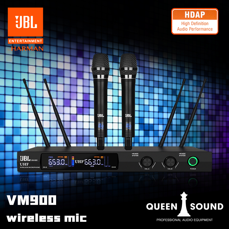 JBL VM900 wireless microphone microphone platinum original 200 meters