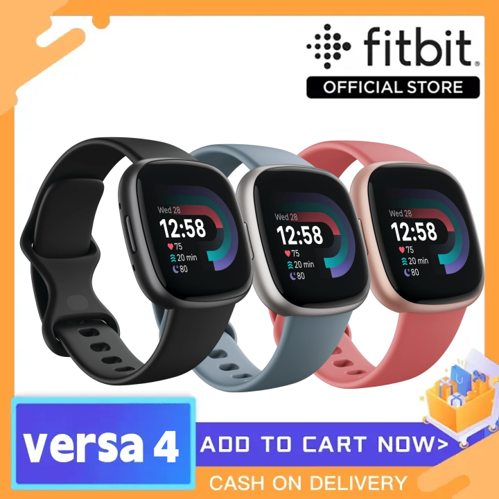 Fitbit Versa Ifit Connect To Fitbit IFIT VUE Black/Blue Adjustable