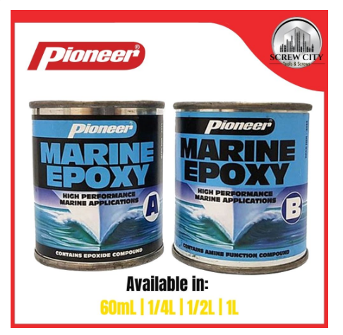 Pioneer Marine Epoxy SET High Performance 1/4 pint-1/2 pint | Lazada PH