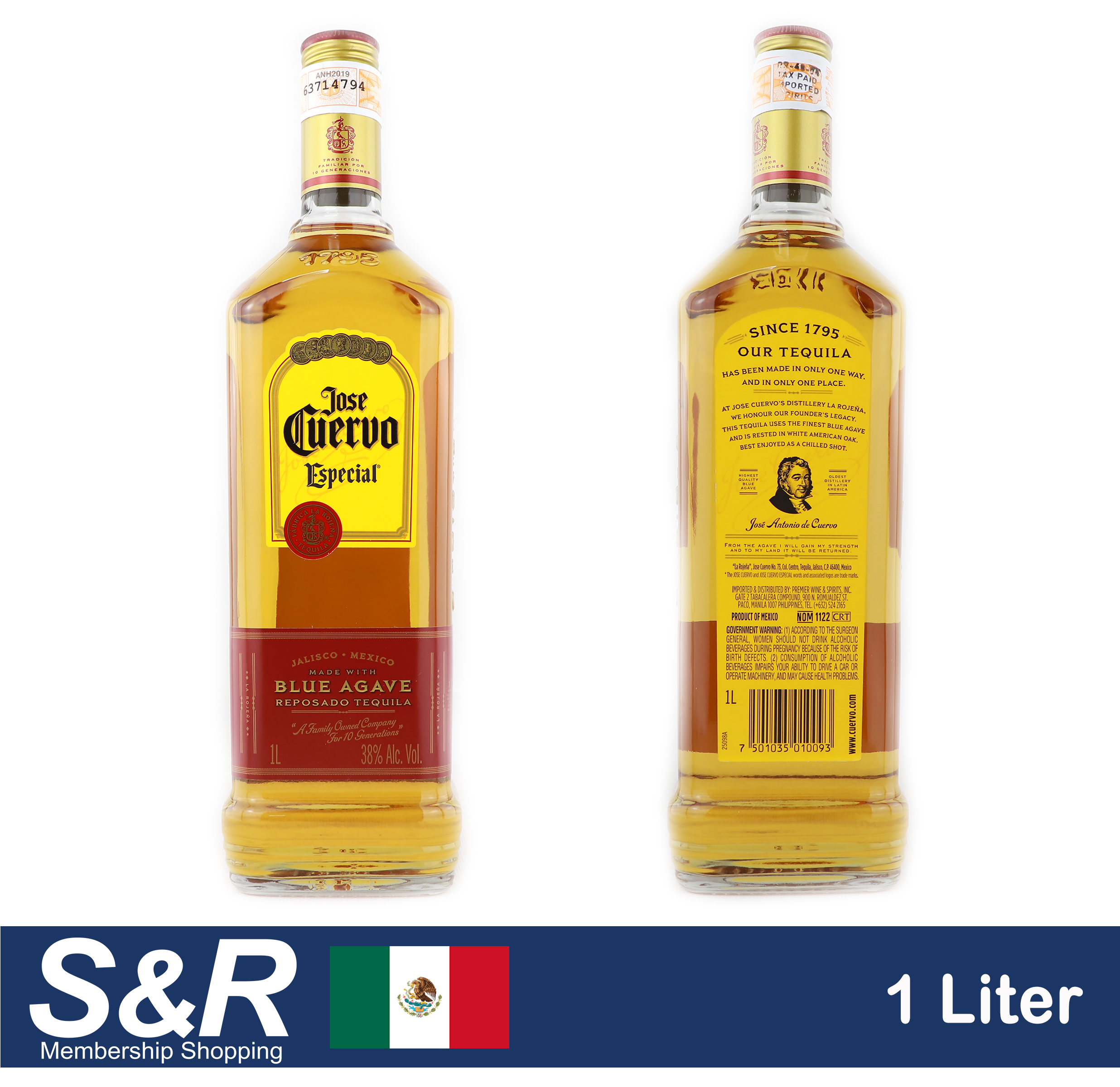 Jose Cuervo Gold Especial Tequila 1L review and price