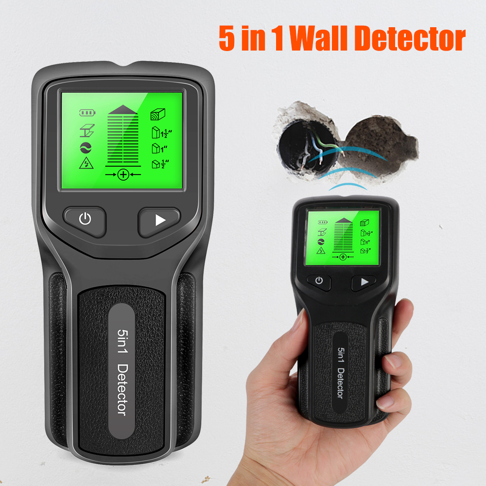 5 In 1 Metal Detector Wall Scanner Find Metal Wood Studs Electric Box