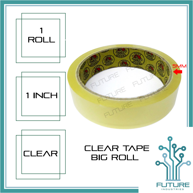 Tape Clear Transparent Tape Office Tape One Inch Clear Tape Half Inch