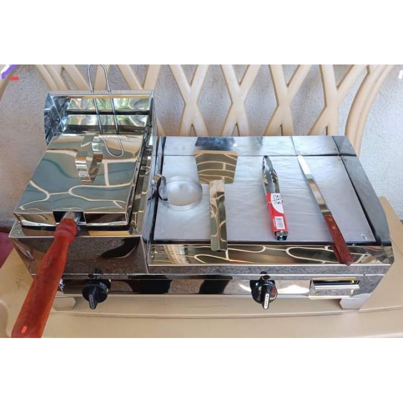 2in1 BURGER GRILL WITH DEEP FRYER (WITH FREE COOKING KITS)☂ Lazada PH