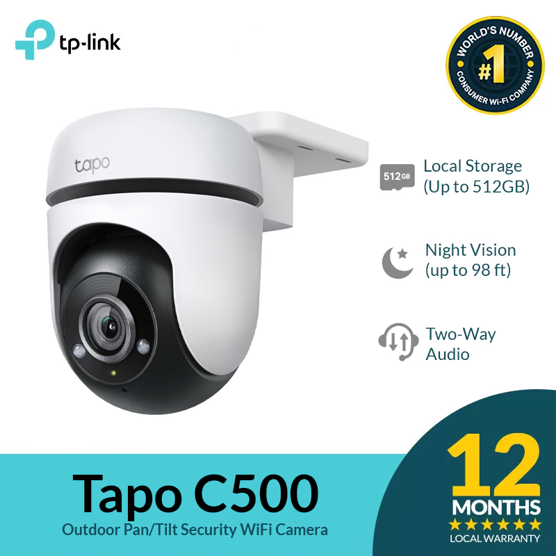 TP-LINK TAPO C500 2MP OUTDOOR PAN TILT SECURITY WIFI IP CAMERA