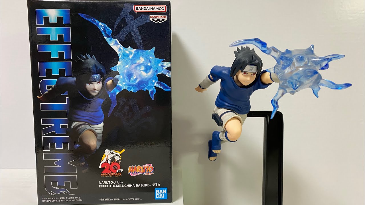 FIGURE NARUTO SHIPPUDEN - UCHIHA SASUKE - EFFECTREME - REF.: 19289 - BANDAI  BANPRESTO