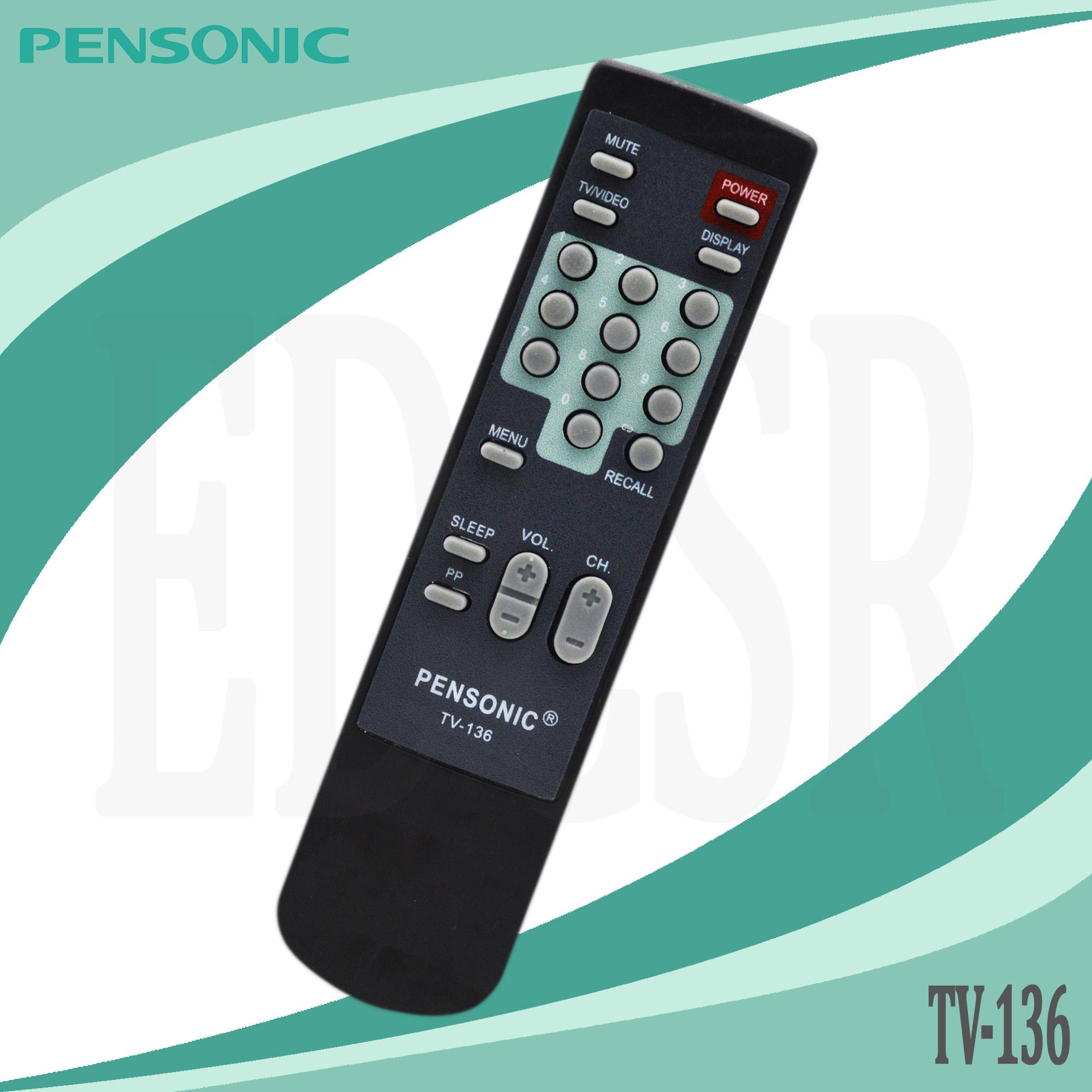 Pensonic Remote Control for CRT Television TV136 Black review and