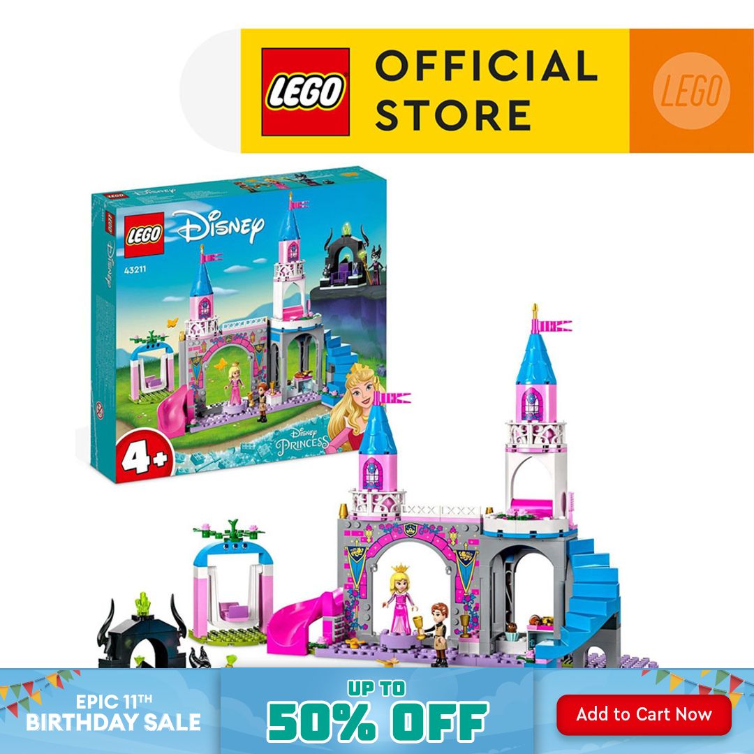 LEGO® Disney Princess 43211 Aurora's Castle, Age 4+, Building Blocks ...