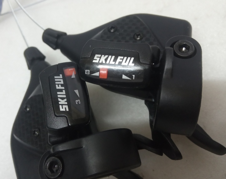 MTB/ FOLDING Bicycle Gear Thumb Shifter (Front and Rear) 3x8s / 3x9s