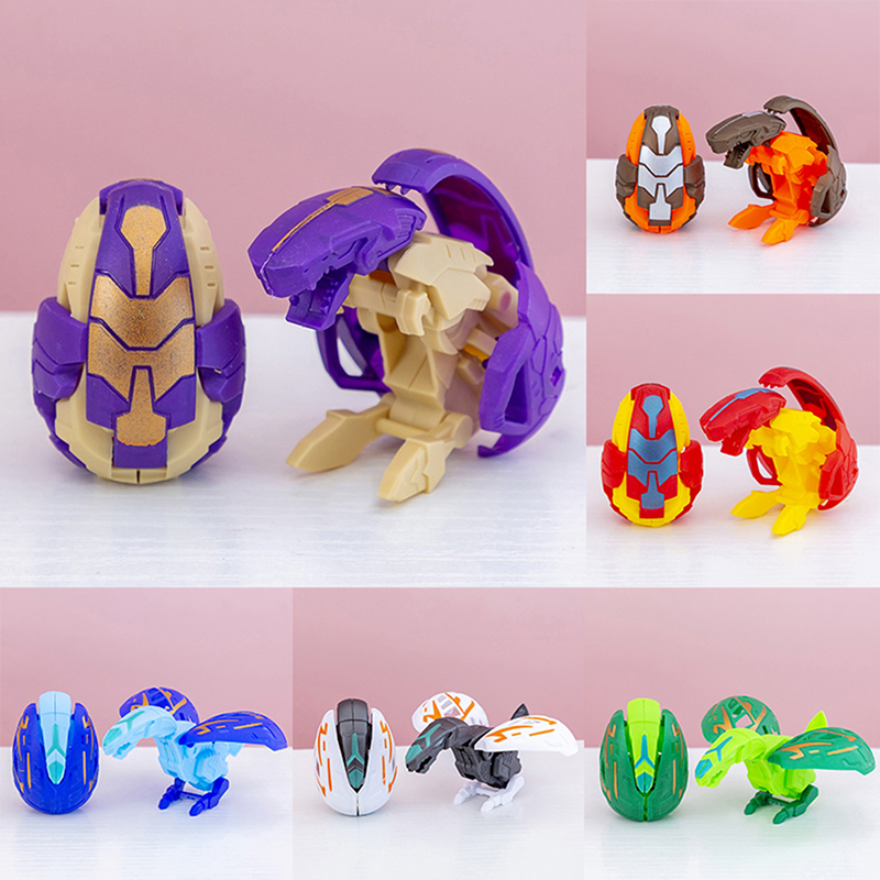 banbi 1Pc Dinosaur Eggs Transforming Toy Simulation Deformation Dinosaur Transform Twisting Children Educational Toys Kids Gift