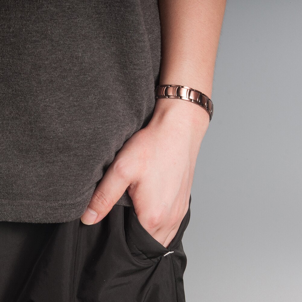 Vòng Đeo Tay Bằng Đồng Nguyên Chất Nam Châm Cổ Điển Vòng Đeo Tay