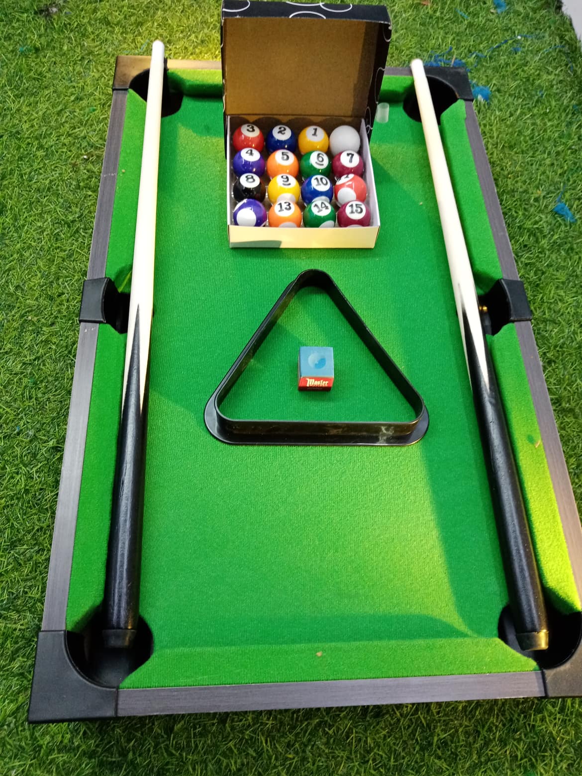 NEW STOCKS TABLE TOP MINI BILLIARD TABLE (12X20 IN INCHES) / AUTOBALL