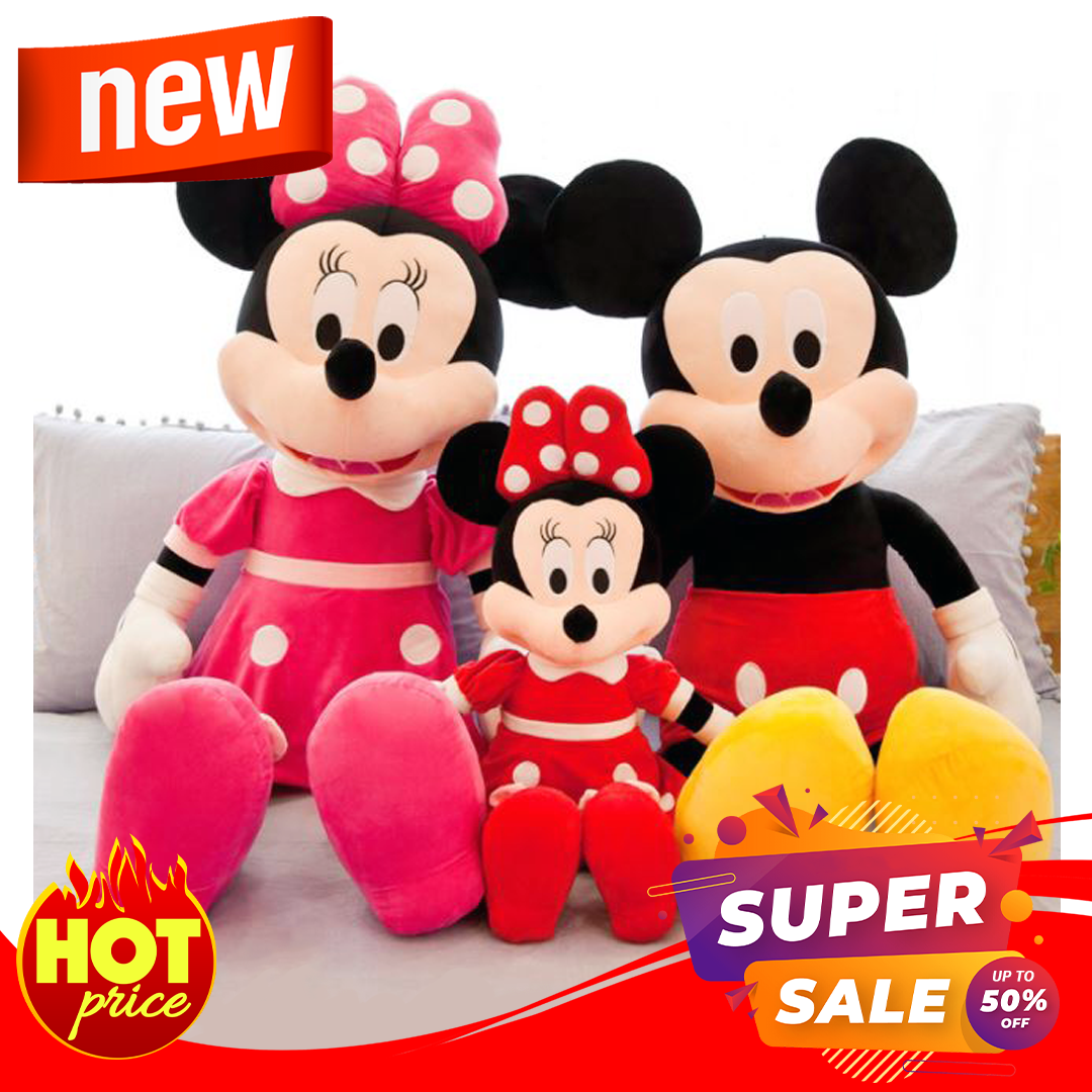 Mickey Minnie Mouse Stuffed Toy Soft and Huggable Cartoon Characters Animal  Plush Doll Best Gift stuffed toys stuffed toys for girls stuffed toys for  girlfriend stuffed toys pillow stuffed toys for baby