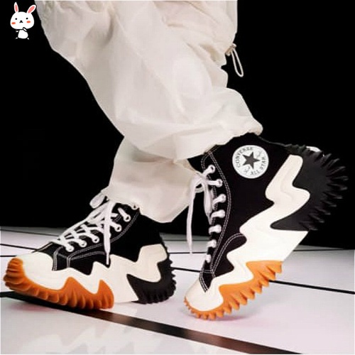 3colors Converse Run Star Motion Wave Pattern Thick Bottom Increased ...