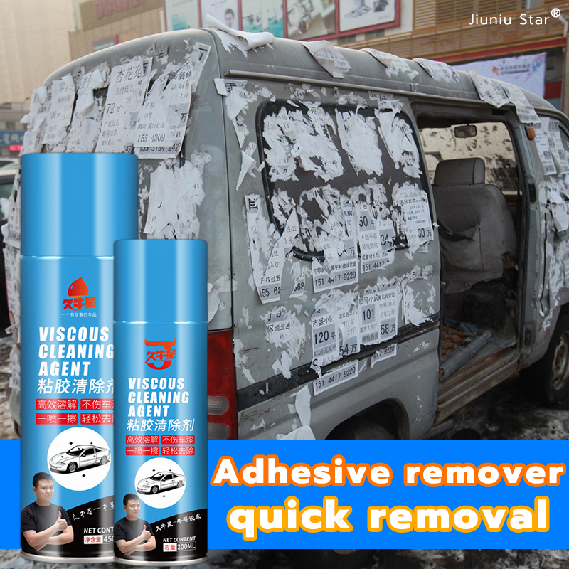 Sticker Remover Car Window Film Adhesive Window Sticky Residue Remover Mototcycle Sticker