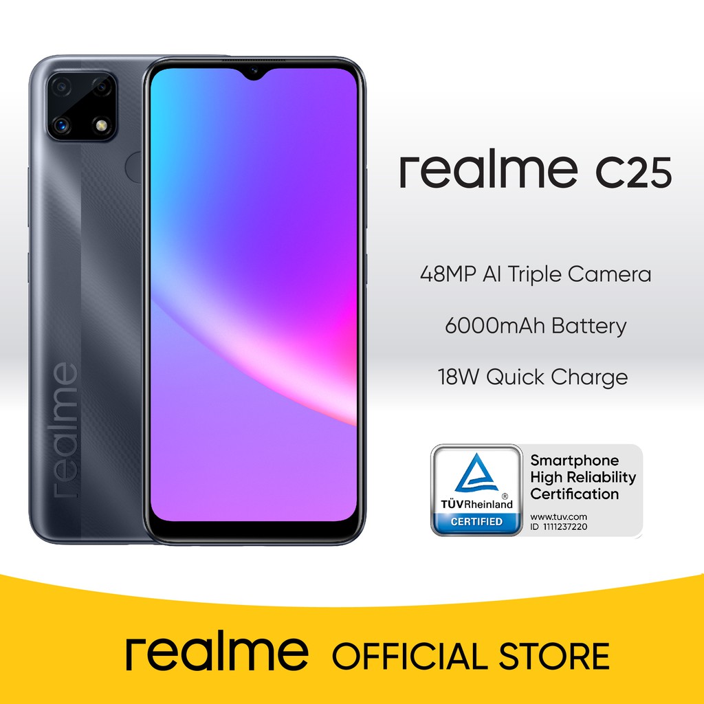 realme c25 ram 4gb