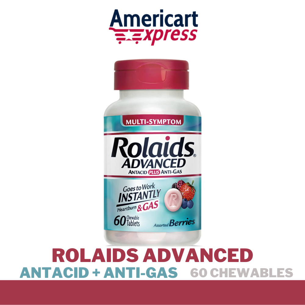 Assorted Berries Advanced Antacid plus Anti-Gas Chewable Tablets