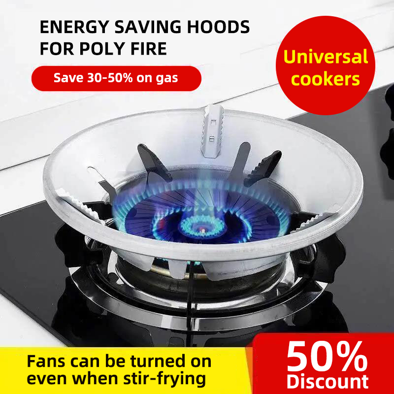 1pc Windproof Gas Hood Cover Energy Saving Gather Fire Stove Windshield 独特な