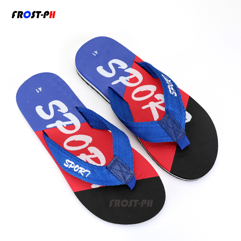 Men's Slim Feet Slippery Slippery Slippers Fashion Slippers Trendy flip-flop  BLUE Pinoy's original South Island fashion sandals size 40/41/42/43/44/45  spring, summer, autumn and winter | Lazada PH