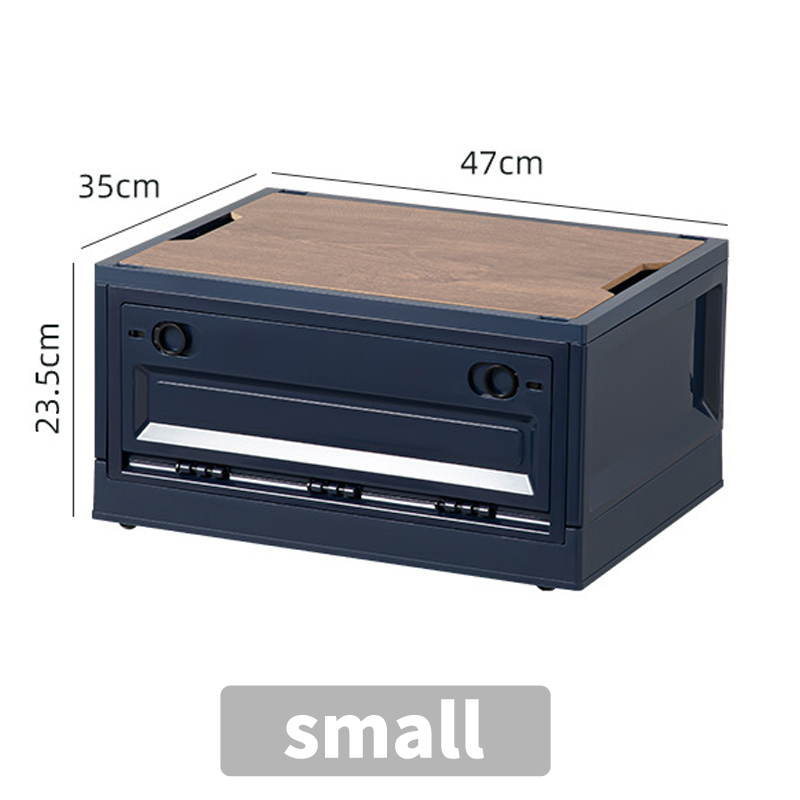 LUG Blue With Lid Plus Storage Box Outdoor Foldable Storage Box Car