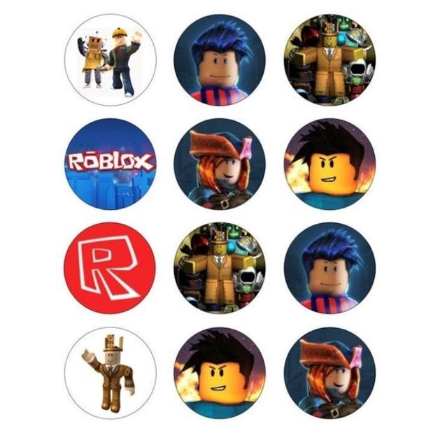 24 Roblox Cup Fairy Cake Toppers Edible Party Decorations | eBay