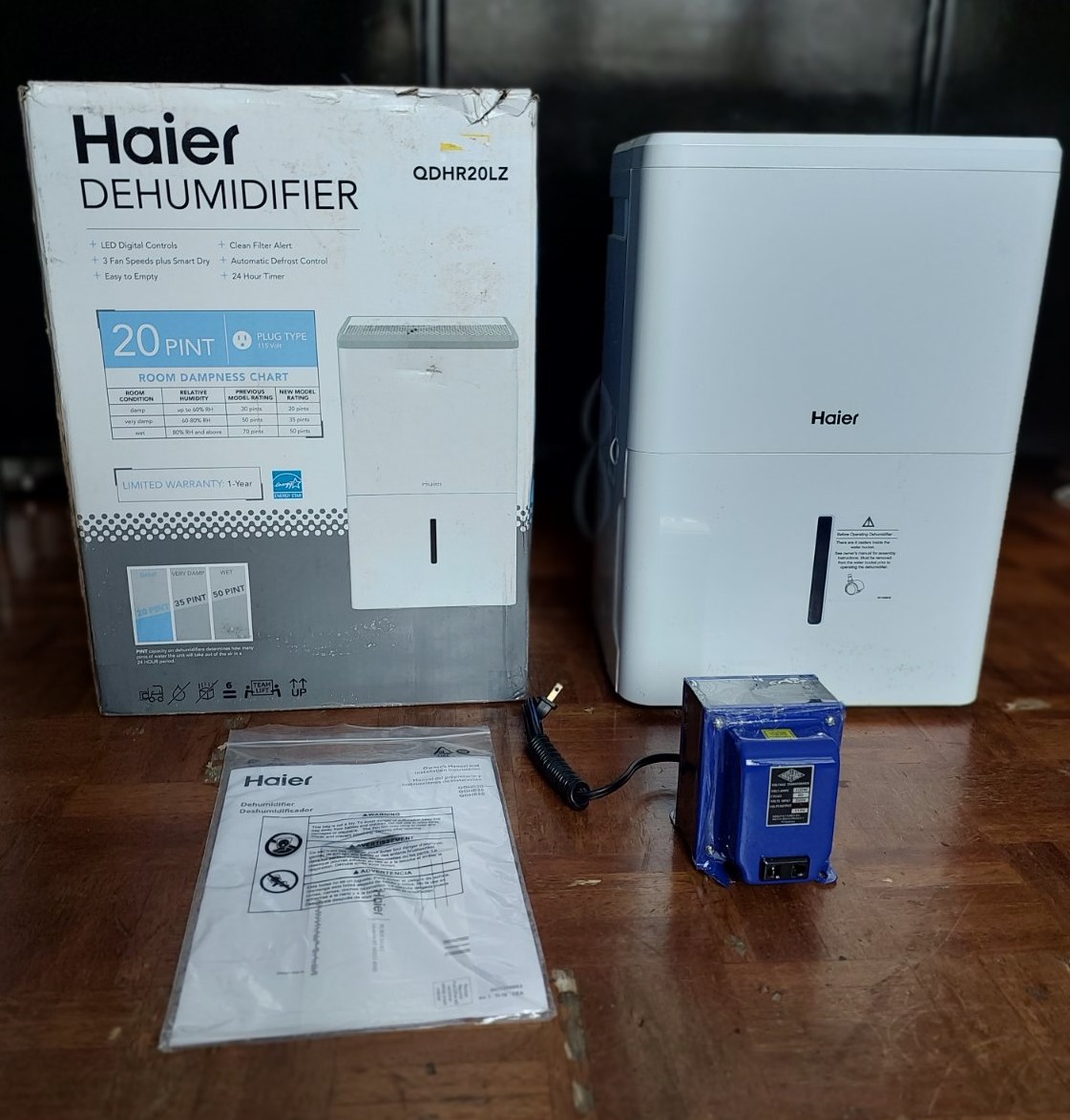 Haier Dehumidifier 20 Pint 110V220V NewUSA Lazada PH