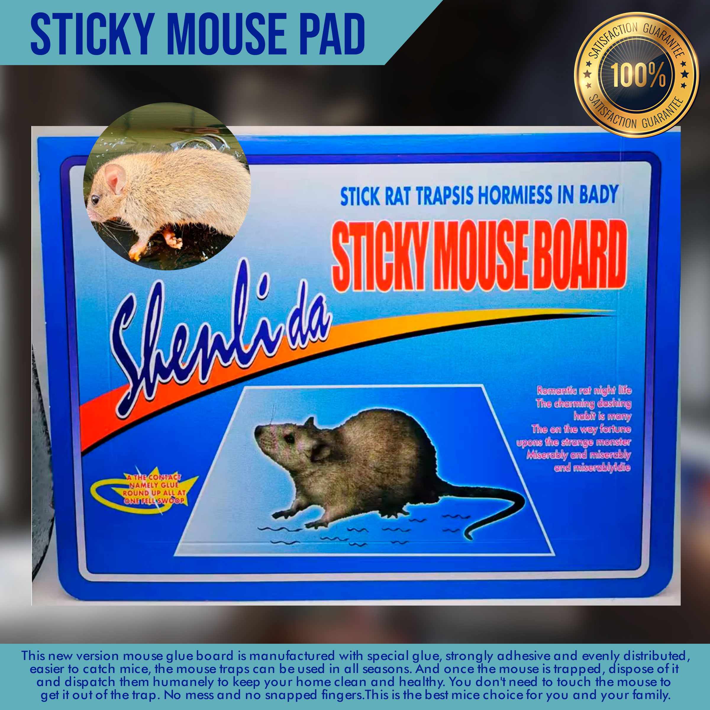 Large Mouse Trap Glue Board