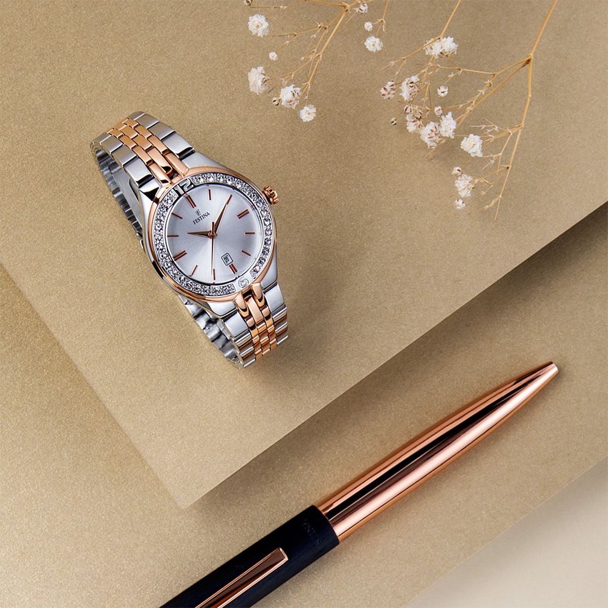 Zino Abidjan Festina Femme Prix Festina F16868/2 Analog Two-Tone