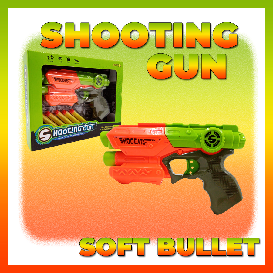 SHOOTING GUN Super Soft Bullet Gun with Soft Bullet Blaster Gun Toy for