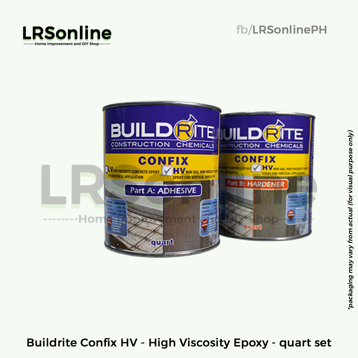 Buildrite Confix HV - High Viscosity Concrete Epoxy for Vertical ...