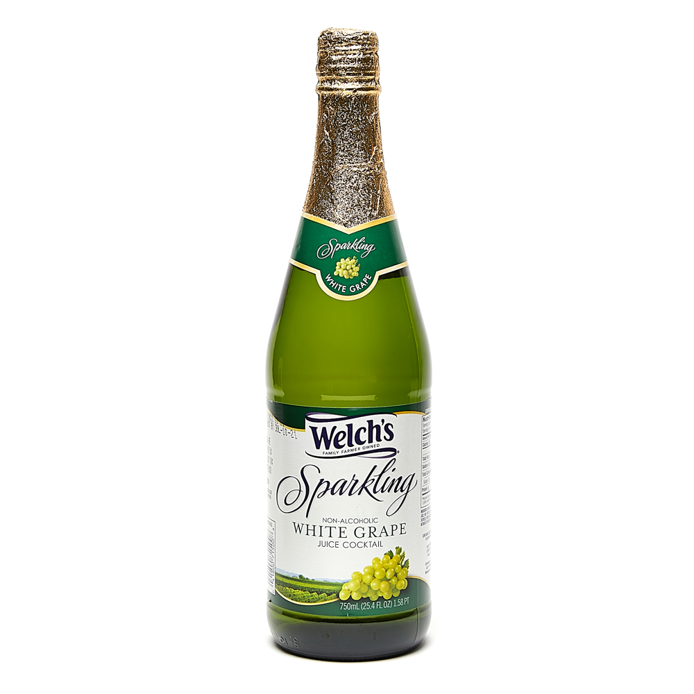 Welch's Sparkling Non Alcoholic White Grape Juice Cocktail 750mL