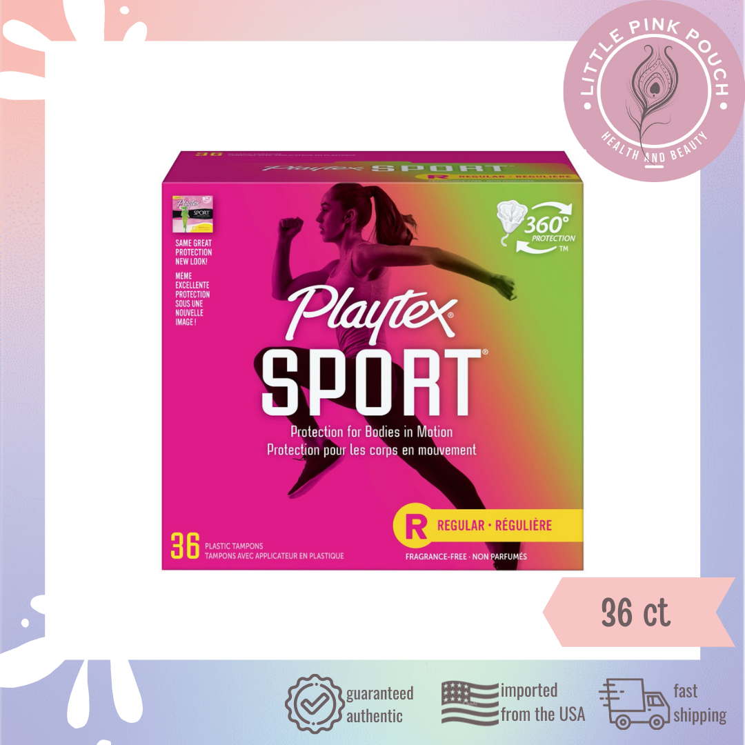 Playtex Sport Tampons with Flex-Fit Technology, Mixed Pack of
