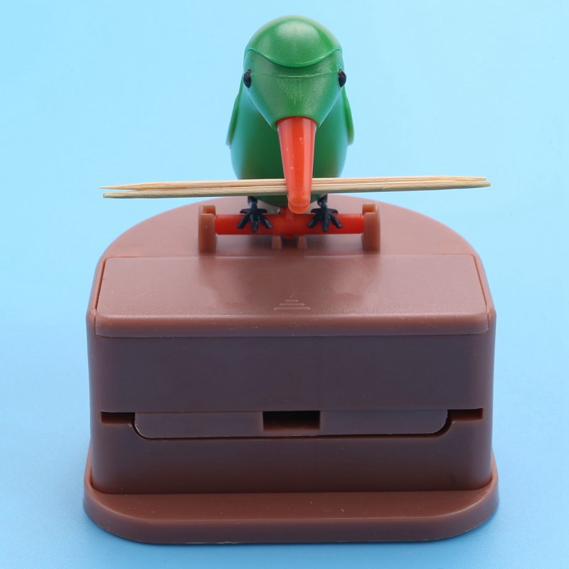 Toothpick Dispenser Bird Automatic Bird Toothpick Box Toothpick Holder