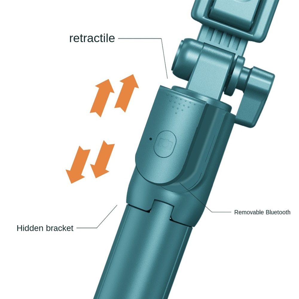 2023New Selfie Stick With Tripod For Mobile Wireless Bluetooth Foldable Tripod Remote Control For IOS 700Cm