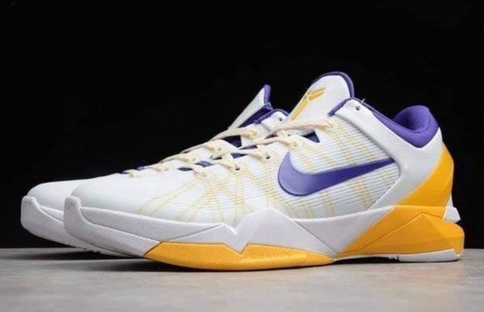 kobe yellow and purple shoes