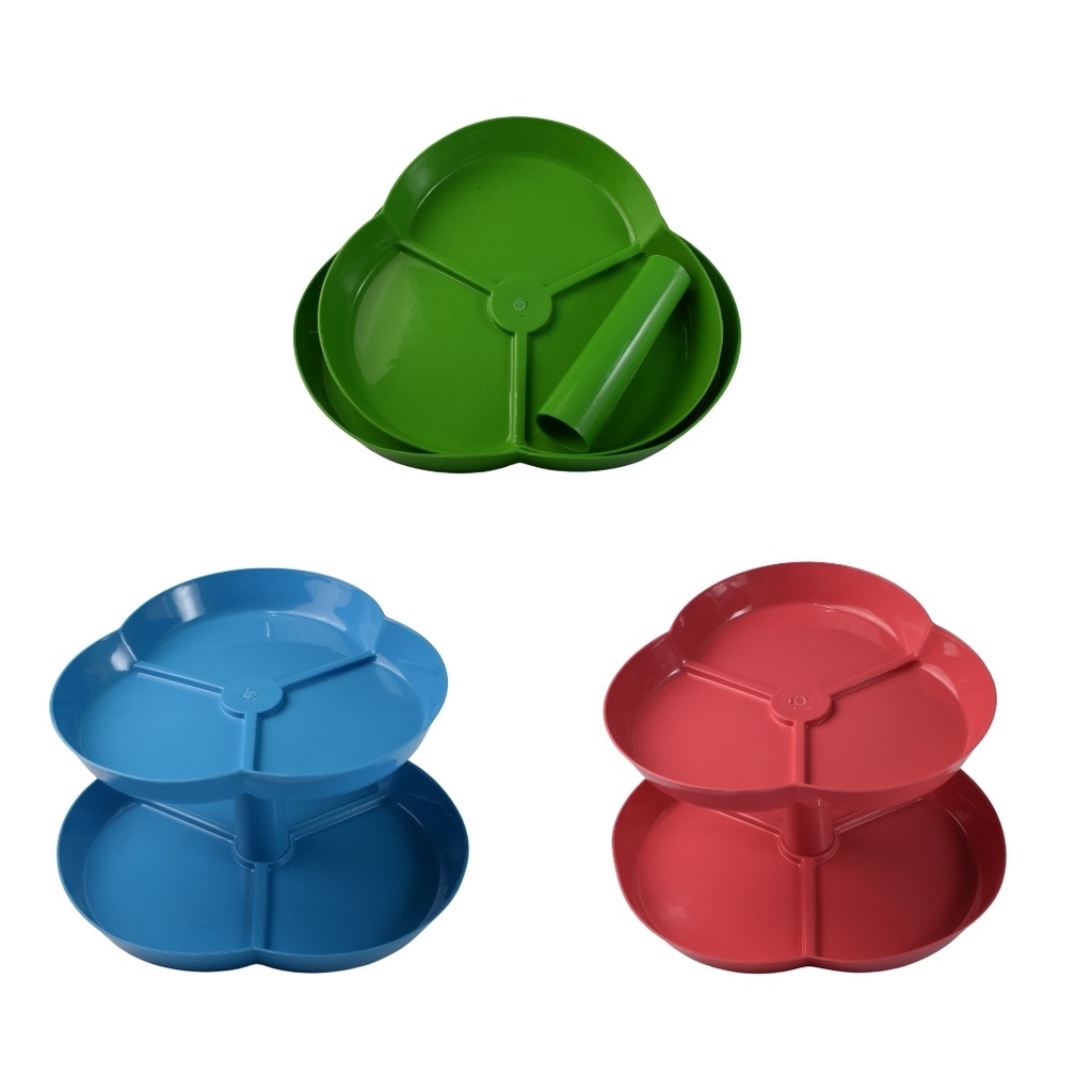 SMITHSON Fruit Tray 2layer Fruits Tray 2 Layer Organizer Fruit Tray