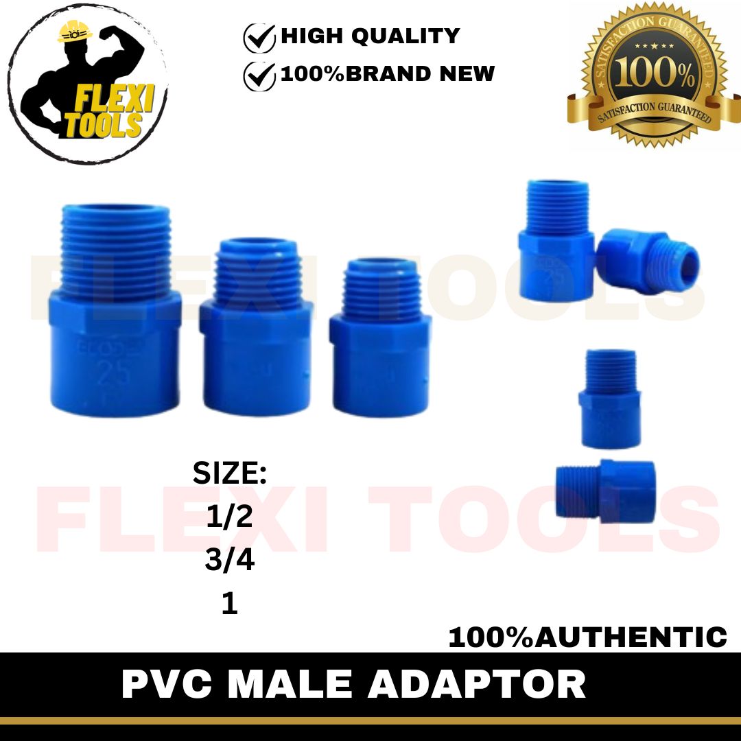 PVC MALE ADAPTOR 1/2 3/4 1 | Lazada PH