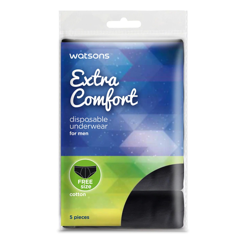 WATSONS Extra Comfort Disposable Underwear Men 7's (Polypropylene