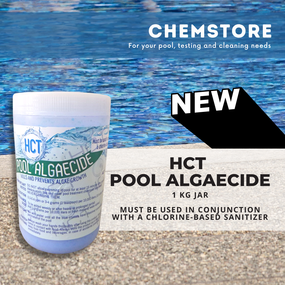 1 JAR - HCT Pool Algaecide - Algae Prevention - Anti Algae - Algaecide ...