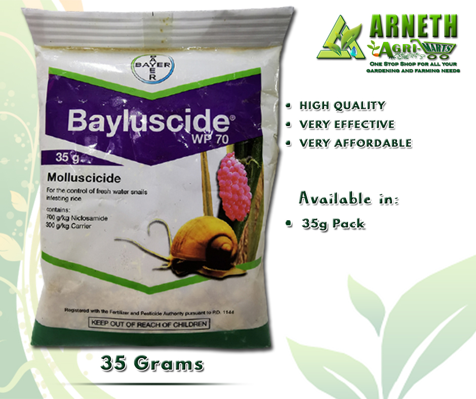 BAYLUSCIDE WP70 SNAILS/SLUGS KILLER BY BAYER Lazada PH