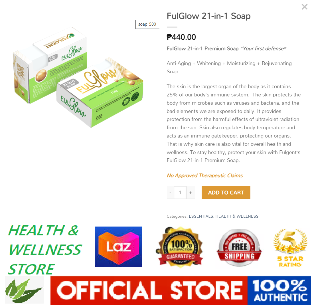 fulgent FulGlow 21-in-1 Soap | Lazada PH