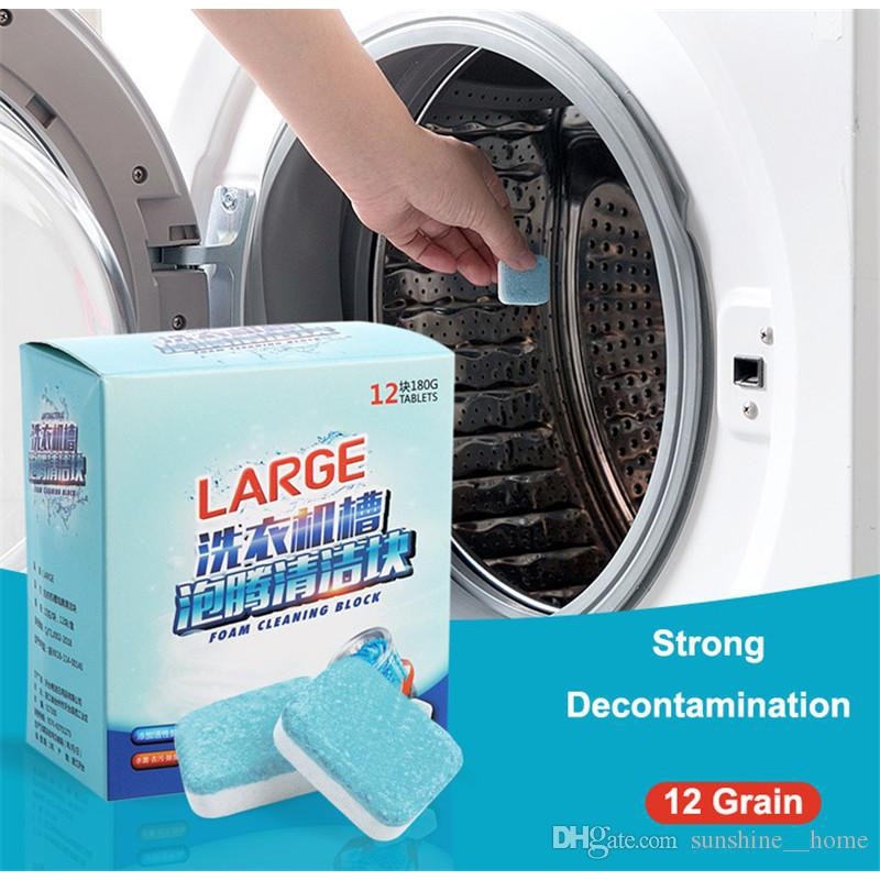 Mercato PH 12pcs/box Antibacterial Washing Machine Cleaner Tablet Japan