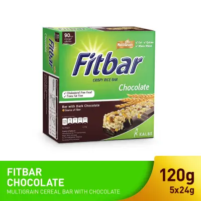 Fitbar Chocolate Multipack 5 x 24 grams (Cereal Bar)