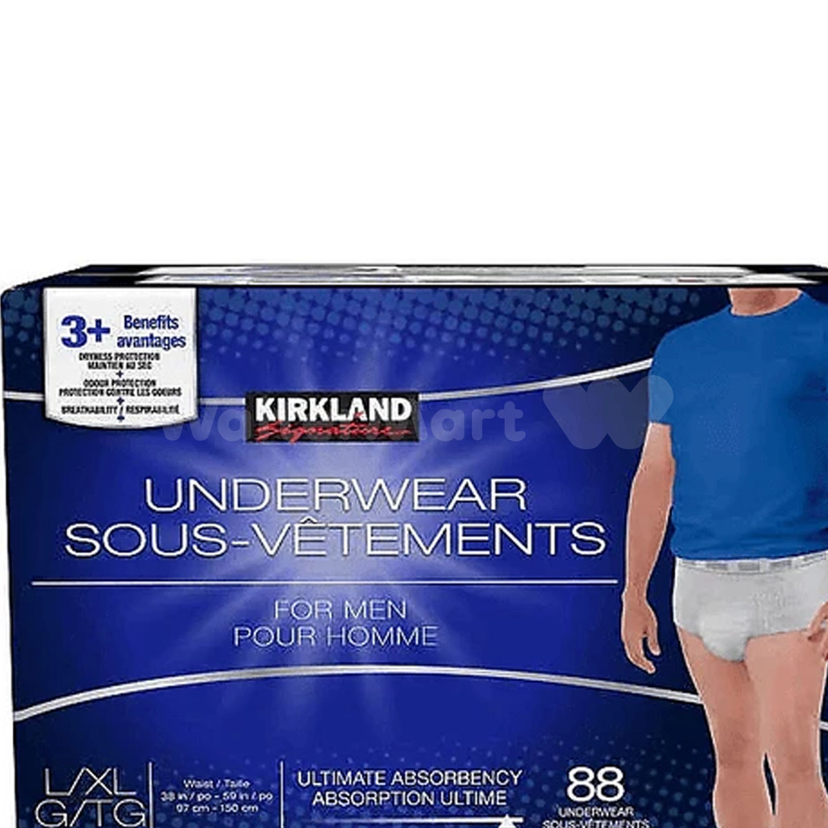 KIRKLAND SIGNATURE 100% Authentic Mens Underwear Adult Diaper