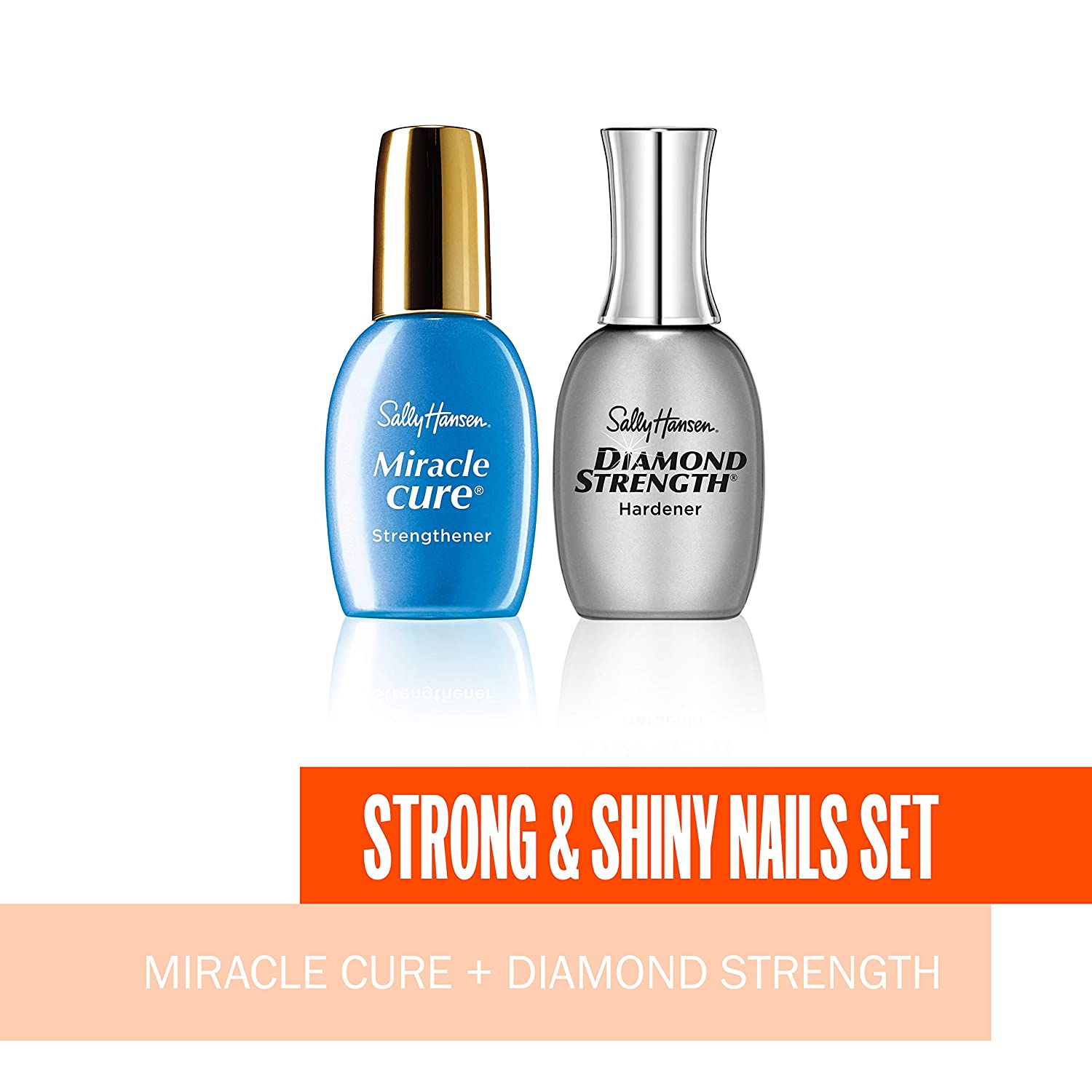 Sally Hansen Diamond Strength Instant Nail Hardener and Sally Hansen  Miracle cure Nailcare Kit, Value Pack | Lazada PH