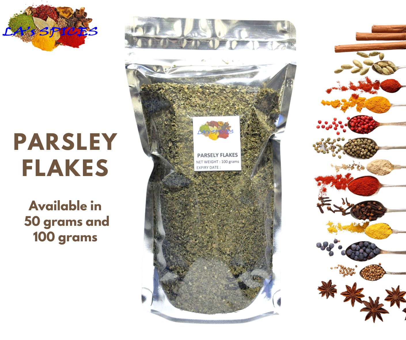 Dried Parsley Flakes 50 grams, 100 grams and 250 grams Lazada PH
