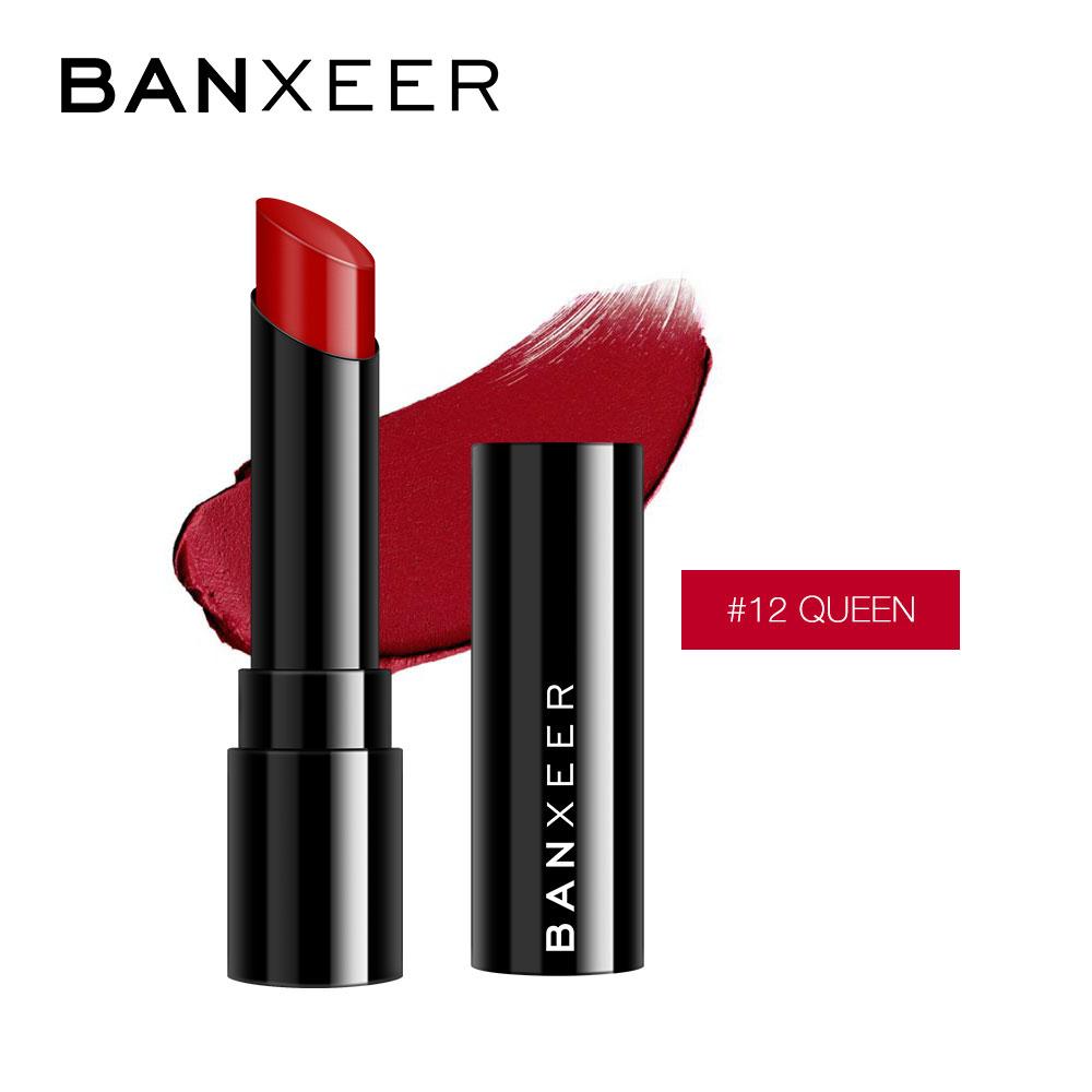 BANXEER 12 color long lasting full color matte matte silky silky lipstick