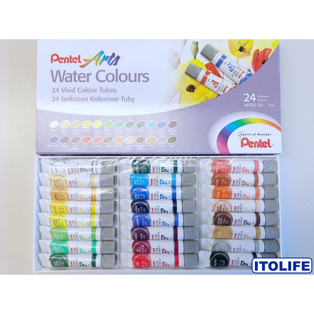 pentel watercolors