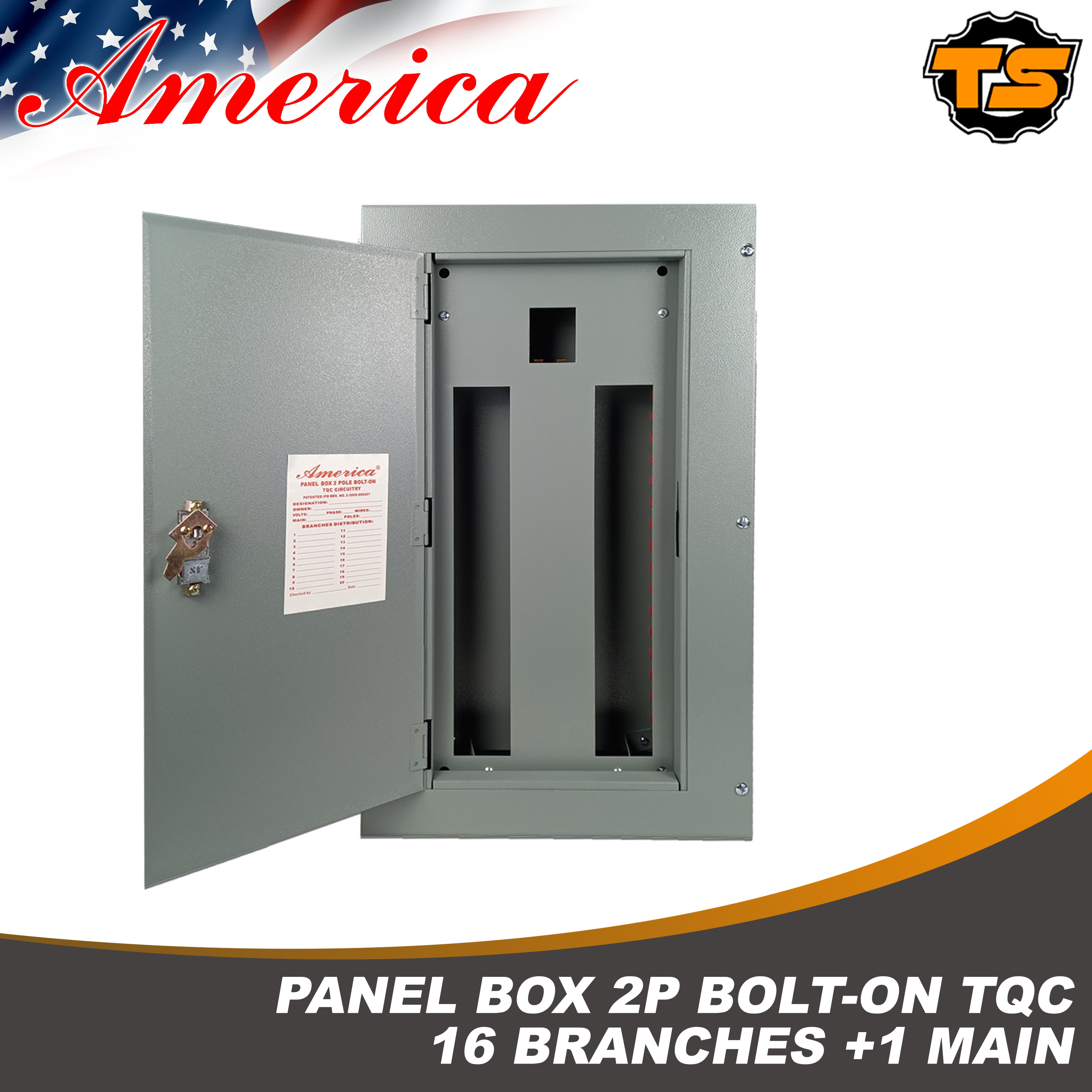 America Panel Box 2P Bolt-on TQC 10, 12, 14 & 16 Branches | Lazada PH