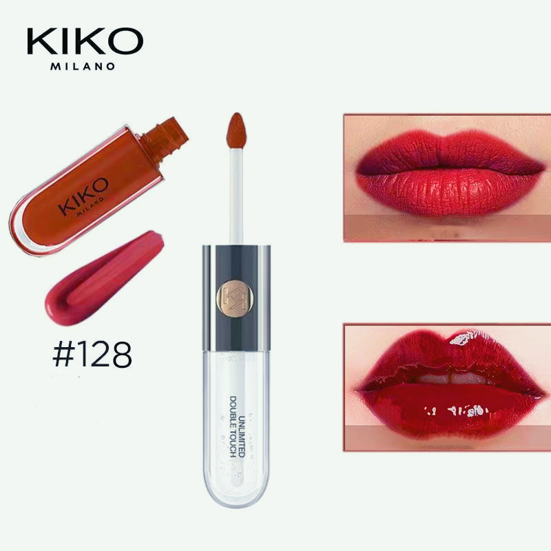 Kiko Milano Infinite Double Touch Matte lipstick lip glaze 6ml lip gloss waterproof lip tint